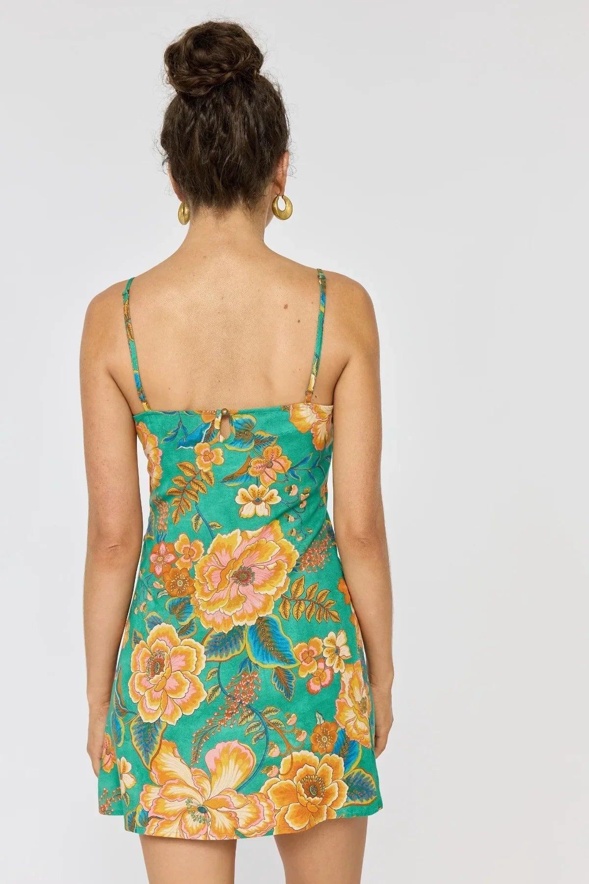 Nine Lives Bazaar Sunkissed Mini Dress - Atlantis