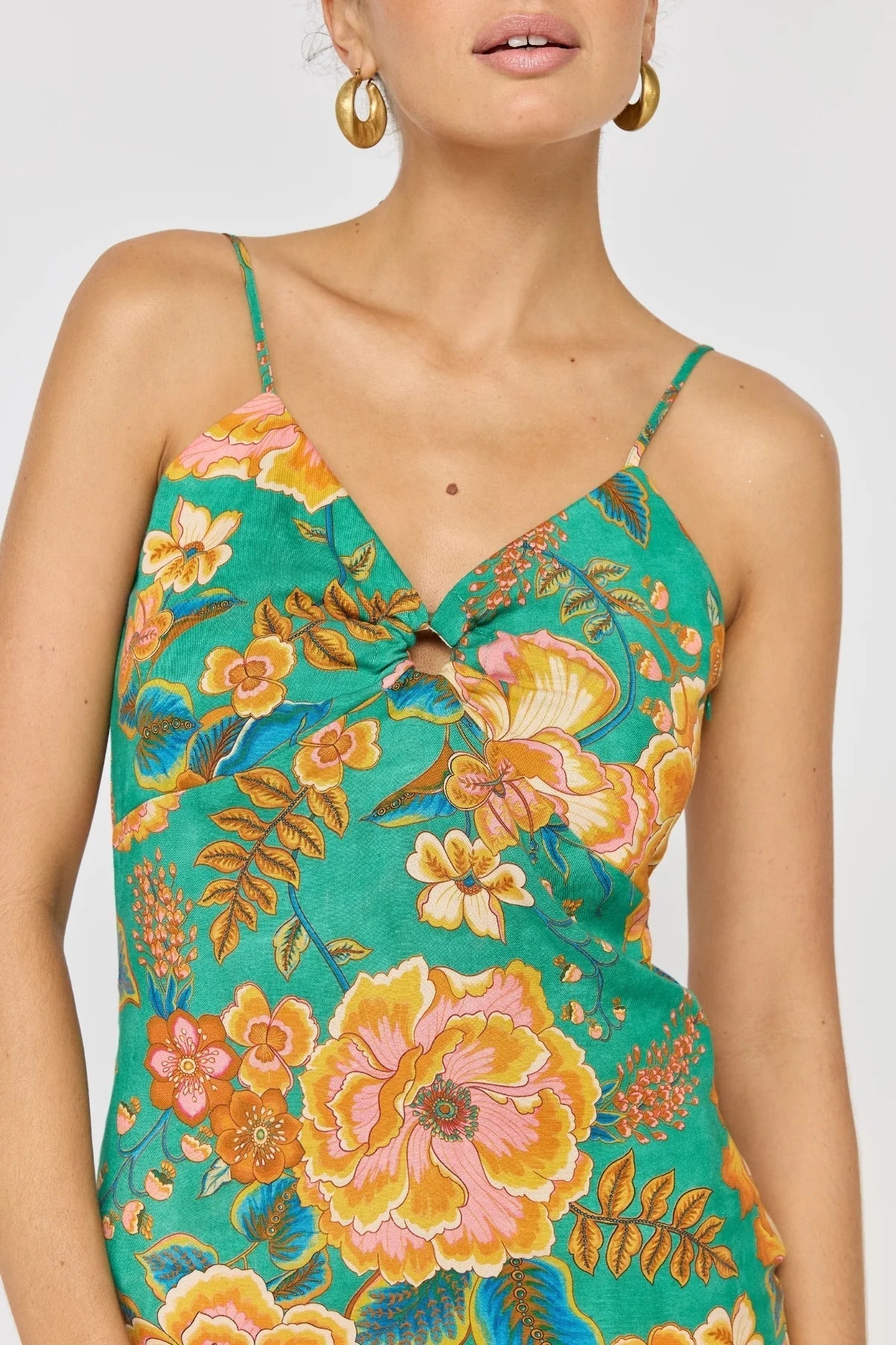 Nine Lives Bazaar Sunkissed Mini Dress - Atlantis