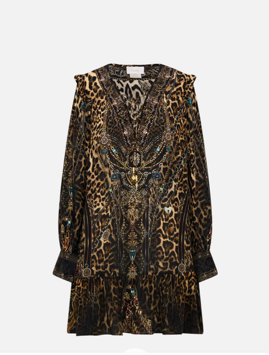 Camilla Amsterglam Ruffle Lace Up Dress *