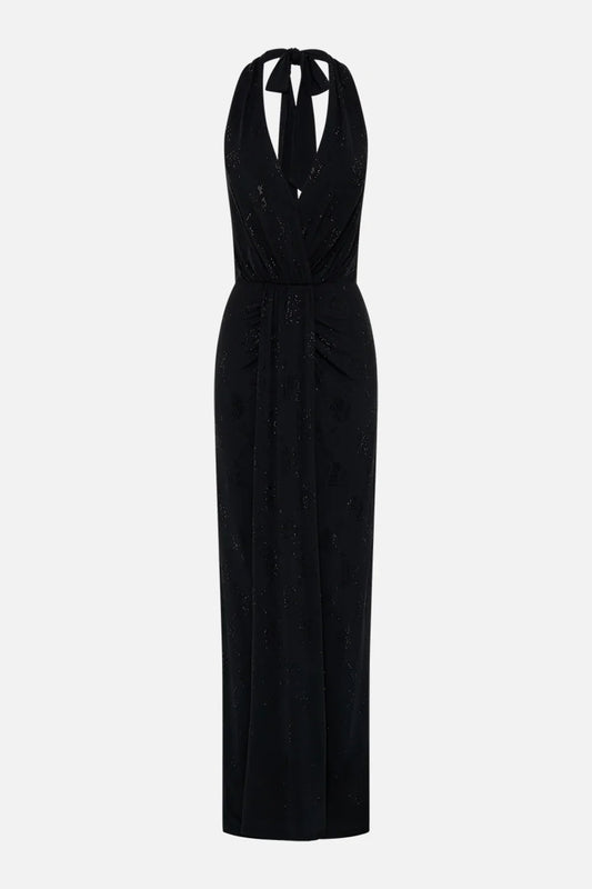 Camilla Amsterglam Long Jersey Halter Dress **