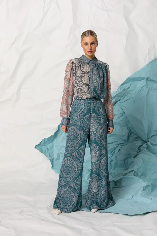 Kachel Emilia Pant - Indigo Henna